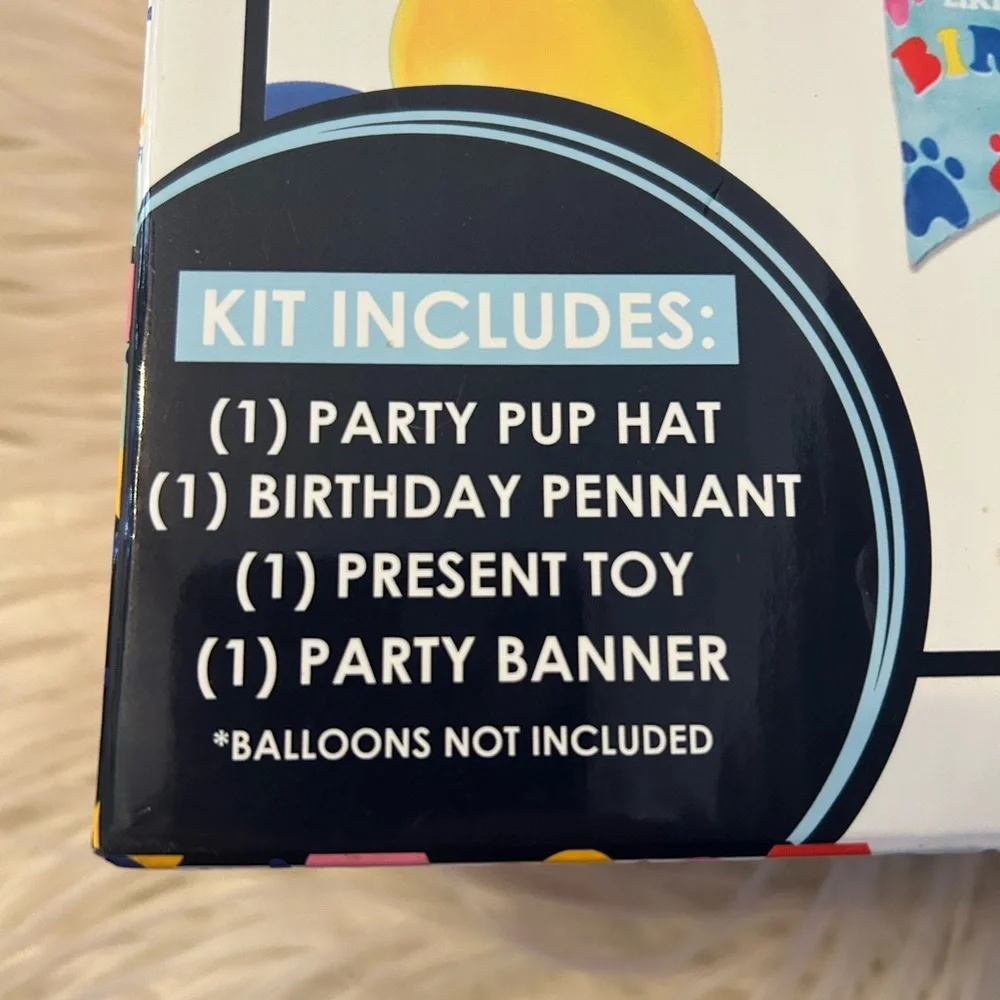 Dog birthday party set